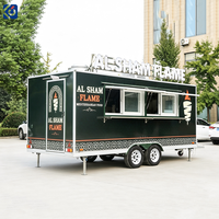 Remorque alimentaire entièrement équipée CAMPTRL avec cuisine complète, pour frites, glaces, café, vente ambulante en extérieur, camion de restauration mobile