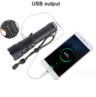 Lampe Torche LED Rechargeable USB Haute Luminosité Étanche IP67 1000+ Lumens pour Urgences et Camping