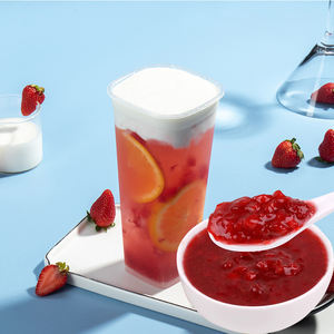 แยมสตรอว์เบอร์รีเข้มข้น 3 กก. สำหรับทำน้ำผลไม้สดและชา ราคาขายส่งจากโรงงาน ราคาพิเศษ รสผลไม้หลากหลาย - Product Image 3