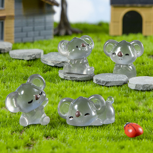 KI huacui Adornos de Jardín de <span class=keywords><strong>Koala</strong></span> Luminosos y Lindos, de Resina Transparente, Estilo Dibujos Animados, DIY - Product Image 1