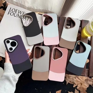 Soft TPU Hard PC 2in1 Funda de teléfono a prueba de golpes para <span class=keywords><strong>iPhone</strong></span> 16 Pro Max 15 Plus 14 13 Business Contraste Color para Huawei P70 - Product Image 5