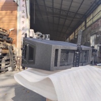 Chine fabrication professionnelle contreplaqué matériel passif haut-parleur boîte HDL210 Double 10 pouces 2 voies ligne réseau haut-parleur boîte