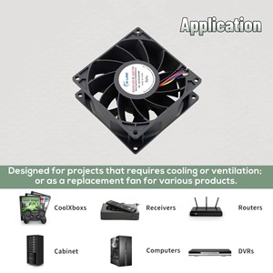 Thái Lan 9238 công nghiệp dòng chảy hướng trục quạt 92mm áp lực cao luồng không khí lớn với FG/RD chức năng biến tần làm mát người hâm mộ OEM ODM - Product Image 3