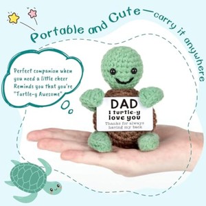 Mini regalo di tartaruga in cotone portatile per papà divertente stile semplice regalo di compleanno per papà papà papà marito figlio <span class=keywords><strong>genero</strong></span> - Product Image 4
