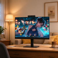 PC tout-en-un personnalisé 23,8 pouces avec écran tactile ultra-fin, Intel AMD, WiFi6, webcam escamotable, fournisseur direct d'usine OEM, vente en gros