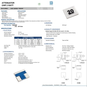 12.4GHz 2 Wát Độ chính xác 0.5dB STM RF lò vi sóng hấp thụ nhiệt độ bồi thường suy hao 3.1*3.68 mét - Product Image 2