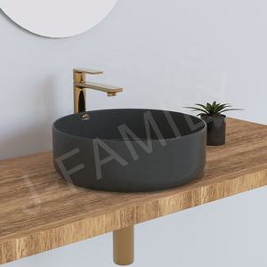 Évier rond pour salle <span class=keywords><strong>de</strong></span> bain, toilette complète, vasque pour salle <span class=keywords><strong>de</strong></span> bains, dessus <span class=keywords><strong>de</strong></span> Table, lavabo <span class=keywords><strong>de</strong></span> lavage, <span class=keywords><strong>sans</strong></span> <span class=keywords><strong>trou</strong></span> <span class=keywords><strong>de</strong></span> robinet - Product Image 3