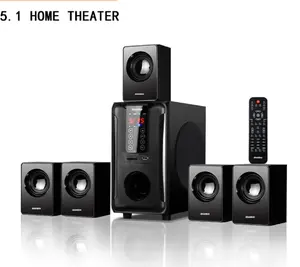 Penjualan Pabrik Harga Bagus Speaker 5.1, Sistem Speaker Home Theater 5.1 Ch, Sistem Speaker Home Theater Aktif 5.1