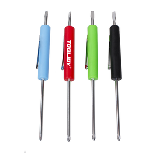 TOOLJOY工业级2合1口袋促销螺丝刀可更换铬钢塑料磁性尖端双头笔 - Product Image 4