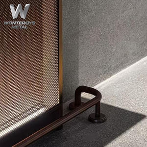 Paravents <span class=keywords><strong>de</strong></span> séparation <span class=keywords><strong>de</strong></span> pièce en acier inoxydable 304, design moderne robuste et personnalisé, pour hôtels, villas et restaurants - Product Image 5