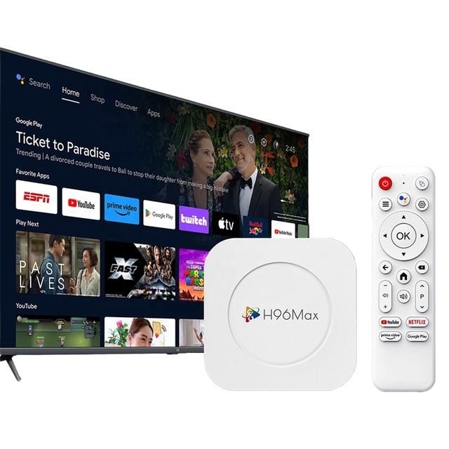 Best Selling 4K Android TV Box H96 Max M1 PLUS RK3528 Quad Core Dual WiFi BT5 4G+32G ROM Ultra HD Smart TV Box