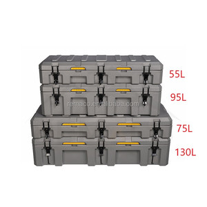 Accessoires pour camion 4x4 tout-terrain, boîte <span class=keywords><strong>de</strong></span> rangement robuste en plastique rotomoulé portable <span class=keywords><strong>de</strong></span> 95 L, boîte <span class=keywords><strong>de</strong></span> rangement pour <span class=keywords><strong>toit</strong></span> <span class=keywords><strong>de</strong></span> voiture pour le camping - Product Image 4