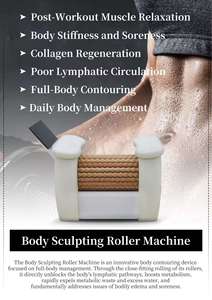 Body Roll Shaper Machine <b>Standing</b> for Slimming Roller Massage Chair Lymphatic Drainage Cellulite Reduction Relieve - Product Image 2