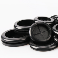 Kuliwei – Passoire en caoutchouc multi-tailles avec fente croisée, protection de câble double face, cache-câble flexible en caoutchouc