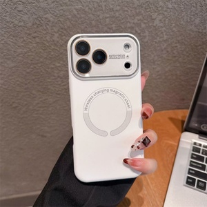 Funda de Silicona Líquida con Microfibra para iPhone 17 Air 16 15 14, Funda de Silicona Naranja para iPhone 17 Pro Max - Product Image 5