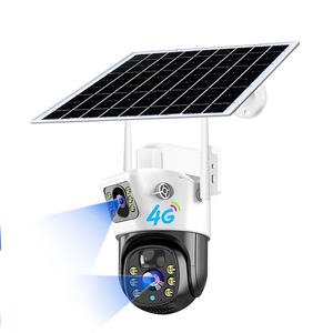 2025年热销4G太阳能安全摄像头户外无线云台355度视角移动侦测报警防水云服务摄像头 - Product Image 1