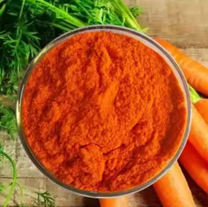 Microparticules de bêta-carotène à 99 %, extrait végétal séché par pulvérisation, qualité alimentaire, ingrédient actif vitaminique en poudre, conditionné en sac ou en fût - Product Image 4