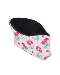 Sac de maquillage de voyage en polyester imperméable de grande taille avec fermeture à glissière, cadeau pour femmes - Product Image 3