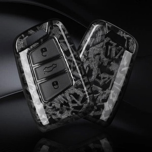 ABS in fibra di carbonio custodia chiave per auto Fob per Volkswagen VW Tiguan MK2 Magotan Passat B8 CC per <span class=keywords><strong>Skoda</strong></span> superba A7 <span class=keywords><strong>accessori</strong></span> - Product Image 5
