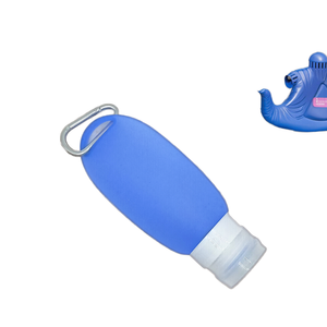 หลอดบีบซิลิโคน ได้รับการรับรองจาก TSA ปลอดสาร BPA เกรดสำหรับอาหาร ขวดเติมสำหรับเครื่องสำอางสำหรับเดินทาง รับทำโลโก้ตามสั่ง OEM - Product Image 1