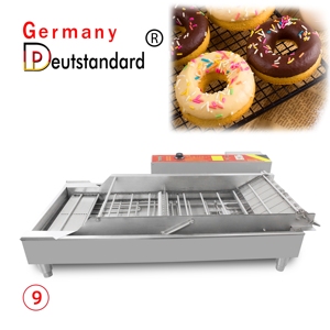Máquina comercial de aperitivos con freidora automática de 4 cavidades para hacer pasteles y donas de masa fermentada - Product Image 6