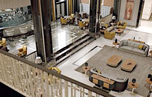 लक्जरी इतालवी डिजाइन उच्च अंत कमरे में रहने वाले फर्नीचर चमड़े के सोफे यूरोपीय शैली 1 + 2 + 3 अनुभागीय चमड़े के सोफे - Product Image 5