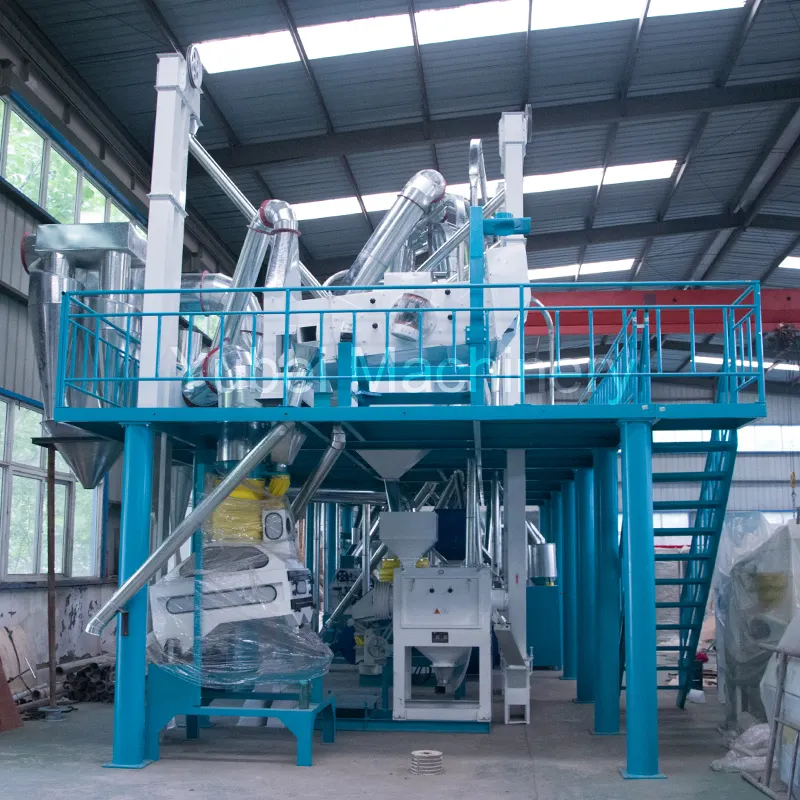 30 tons Industrial Maize Corn Plant Meize Flour Grits Milling Mill Machine price maize milling machine