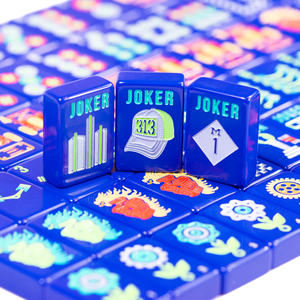 NYC CITY SERIES Fichas de Mahjong Acrílicas Modernas, Talladas por Ambos Lados, Pulimentadas, Plegables, con Patas, Edición Premium Personalizada (de Fábrica) - Product Image 4