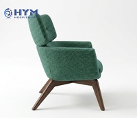 Chaise longue de salon pour hôtel Hampton Hilton, approuvée, moderne, durable, en tissu écologique, pour hall d'entrée, couloir, salon, chambre à coucher