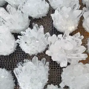 Donghai Großhandel natürliche weiße Kristall Cluster hochwertige raue Druzy klare Kristall für die Heilung