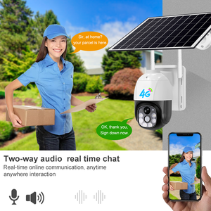 กล้องวงจรปิด V380 Pro Wifi Solar PTZ Dome แบบสองเลนส์  WiFi IP66 กันน้ำ สำหรับภายนอกอาคาร - Product Image 6