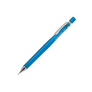 Crayon mécanique HPS-30R 0.3 0.4 0.5 0.7 0.9 mm, corps en plastique transparent moleté, plusieurs couleurs pastel claires, léger - Product Image 1