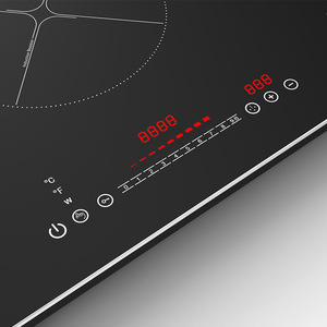 Table de cuisson à induction double brûleur 2000W, portable, surface en acier inoxydable, appareil de cuisson économe en énergie pour usage domestique - Product Image 6