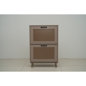 Étagère à chaussures à 2 niveaux, stable, spacieuse, organiseur de rangement, accès facile, capacité de 12 paires, entrée - Product Image 1
