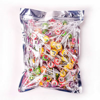 Sucettes en forme de fruits, 40 pièces, fraise, Orange pastèque, saveur de fruits plat, cristal dur, bonbons bonbons bonbons