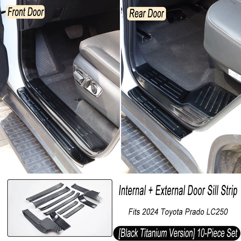 Style A : Barres de seuil intérieures et extérieures (10 pièces)