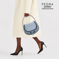 Sacs à main pour femmes PEDRA, sacs en PU pour femmes, sacs de luxe de marque, qualité vintage, grand sac à bandoulière, décontracté, tendance