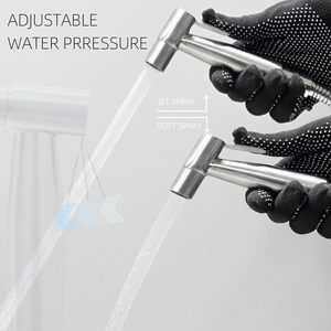Wholesale Portable Stainless <strong>Steel</strong> Bathroom <strong>Bidet</strong> Sprayer Double Mode Handheld Toilet Shower on Sale - Product Image 6