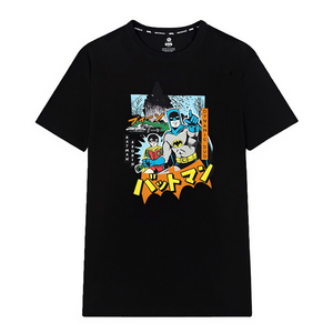 Camiseta de Batman y Robin Japón, Negra, Producto Oficial con Licencia - Product Image 1