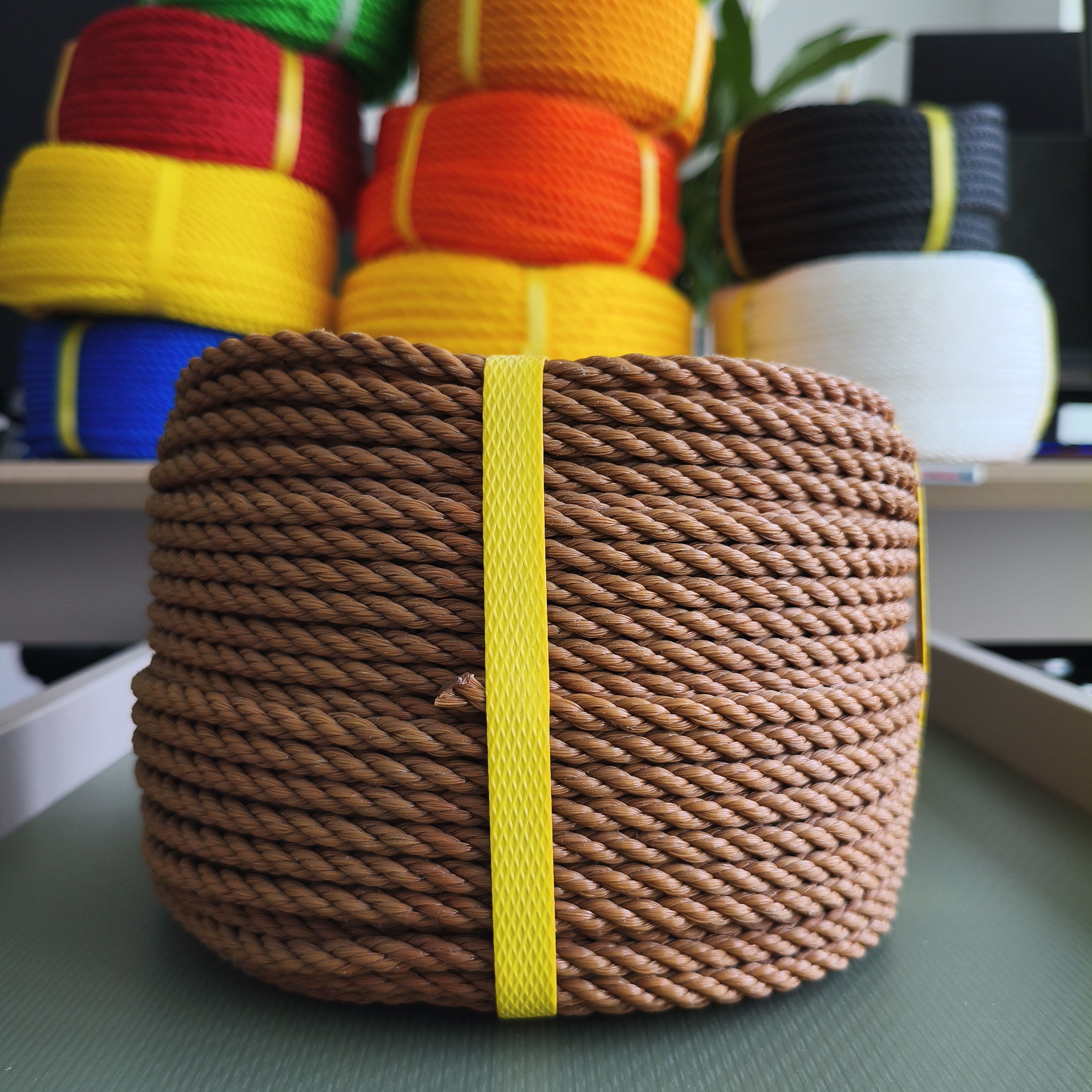 ChiMiao Factory Direct Wholesale Polyethylene Fishing Rope With 3/4 Strands Polyethylene Twisted Rope 12MM 14MM 16MM