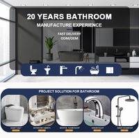 Miroir de salle de bain LED OVS moderne à éclairage tactile, anti-buée, avec 3 températures de couleur réglables, idéal pour appartement et villa