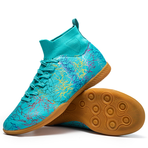 Chaussures de football de sport d'extérieur unisexes pour enfants 2026, chaussures de <span class=keywords><strong>futsal</strong></span> d'entraînement antidérapantes pour le printemps, tige en PU, excellent choix - Product Image 4