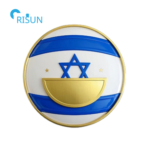 Émail 3D personnalisé en usine pièces de défi commémoratives israéliennes juives chrétiennes israéliennes pièces de défi israéliennes personnalisées - Product Image 3