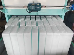Icesta Automatische Hoge Productiviteit Blok Ijs Lange Levensduur Watergekoelde 3 Ton Industriële Ijsblok Machine