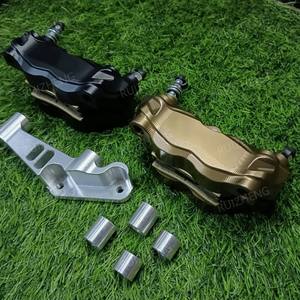 Set di Breket Kaliper/pinza da corsa Ninja R/SS/Rr 4 p 4 pistoni Cnc Breket 280mm 300mm 320mm pinze freno - Product Image 4