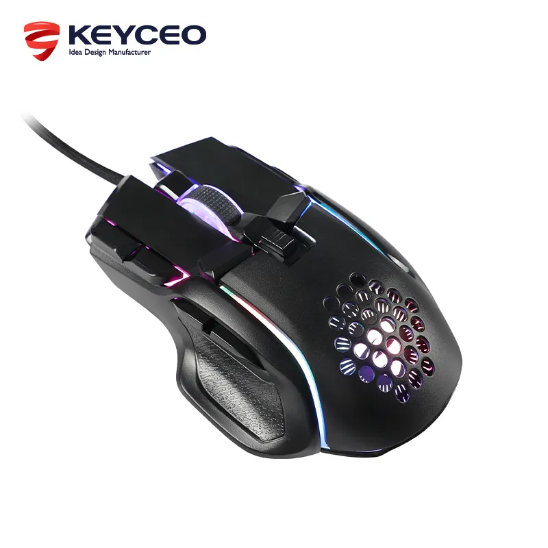 Factory Direct China Custom Gaming Mouse Hersteller Rgb Backlit Professional Gaming Mouse Sensor 12800DPI Support-Software