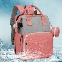Sac à Langer Maman Personnalisé OEM ODM en Gros Usine avec Lit Pliant, Sac à Dos Bébé avec Table à Langer, Sac de Soin Mère Bébé