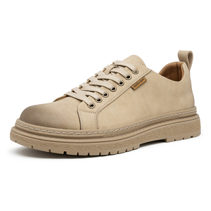 Bottiglie di alta qualità blanches pour hommes nuovi stivali da escursionista in pelle di mucca per uomo all'aperto pieno fiore scarpe in vera pelle marca 49 # - Product Image 1