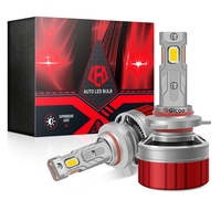 Ampoules de phares LED GICOO F10 20000LM 6000K 160W 12V, feux antibrouillard pour voiture, H1 H3 H4 H7 H11 9005 9006 9007, compatibilité universelle