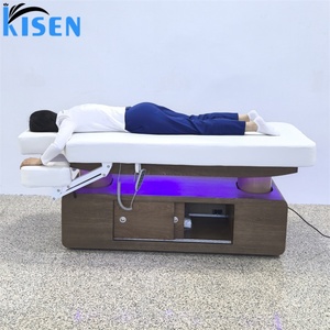 เตียงนวดหน้าไฟฟ้า KISEN ดีไซน์ใหม่ 4 มอเตอร์ สำหรับสปาและทำทรีทเมนท์เสริมความงาม ปรับระดับได้ หรูหรา เหมาะสำหรับร้านเสริมสวย - Product Image 5